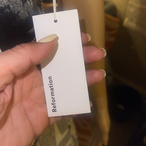 NWT Reformation Ventura Slip Dress - Climate Newsprint, S, Rare Sold Out Pattern - Picture 6 of 13